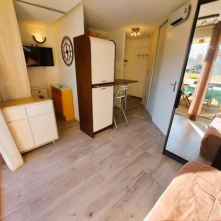 Studio Cabine 4 Pers. Avec Piscine, Plage Directe Et Parking Prive - Animaux Acceptes - Fr-1-326-835 Апартаменты Марсейан
