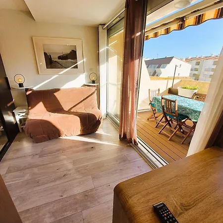 Studio Cabine 4 Pers. Avec Piscine, Plage Directe Et Parking Prive - Animaux Acceptes - Fr-1-326-835 Апартаменты Марсейан